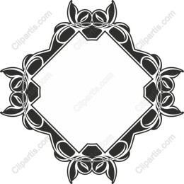 Ornate Floral Frame