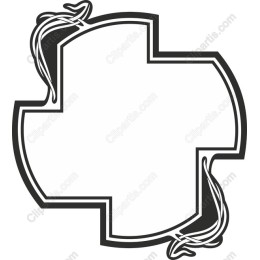 Elegant Cross Frame
