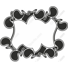 Black Swirl Frame