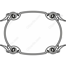 Vintage Floral Frame