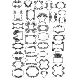 Fancy Frame Clipart Set