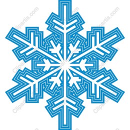 Blue Snowflake