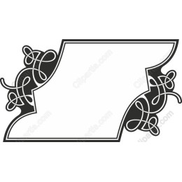 Elegant Knotwork Decorative Frame