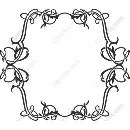 Elegant Floral Frame