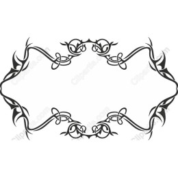Elegant Floral Decorative Frame