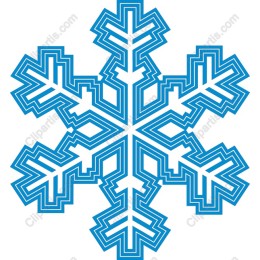Elegant Geometric Snowflake