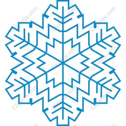 Blue Snowflake
