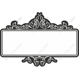 Ornate Label Frame