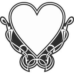 Celtic Heart Border