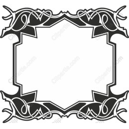 Vintage Floral Decorative Frame