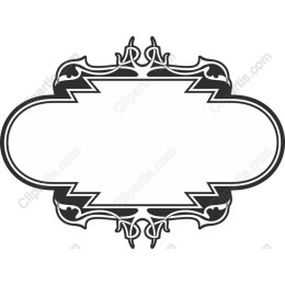 Vintage-Inspired Ornate Frame Clipart