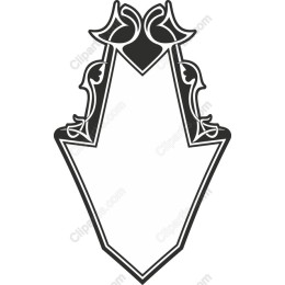 Vintage Arrow-Shaped Decorative Frame