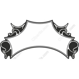 Vintage Decorative Banner in and