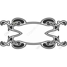 Celtic Knot Decorative Frame Clipart