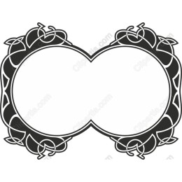 Elegant Vintage Floral Frame
