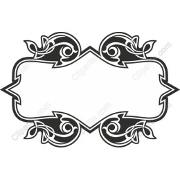 Elegant Vintage Ornamental Frame