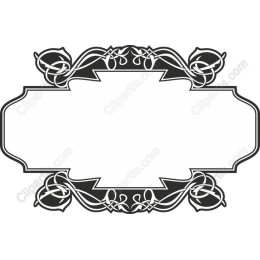 Elegant Vintage Floral Frame