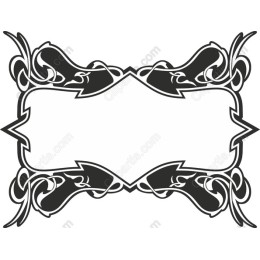 Elegant Black and White Frame