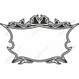 Ornate Leaf Frame