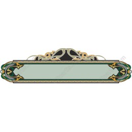 Elegant Vintage Art Nouveau Frame
