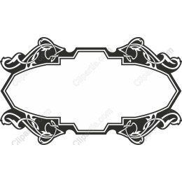 Ornate Floral Frame