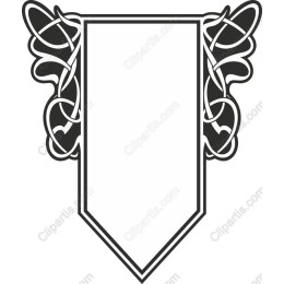 Ornate Shield Frame