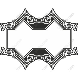 Ornate Decorative Frame with Knotwork