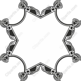Celtic Knot Star Frame