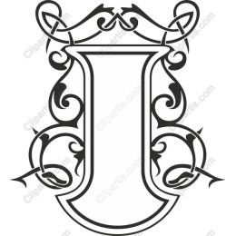 Ornate Letter J