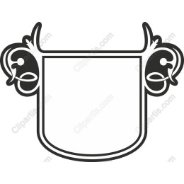 Ornamental Heraldic Shield
