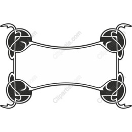Elegant Curled Frame