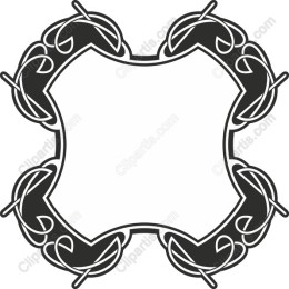 Decorative Frame with Knot Detailing