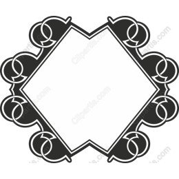 Elegant Swirled Decorative Frame