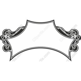 Vintage Ornate Label Frame