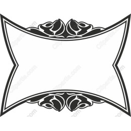 Ornate Rose Frame