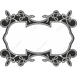 Elegant Floral Decorative Frame