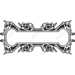Elegant Ornamental Floral Frame
