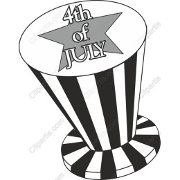 4th of July Celebration Top Hat