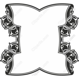Elegant Black and White Frame
