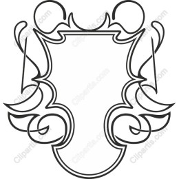 Elegant Decorative Shield Frame