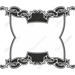 Vintage Knotwork Decorative Frame