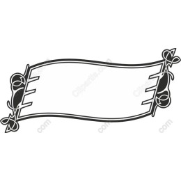Elegant Decorative Ribbon Banner