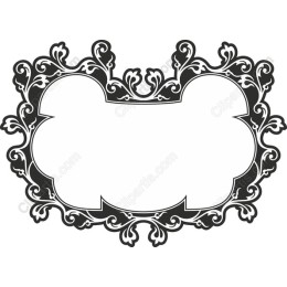 Elegant Vintage Floral Frame