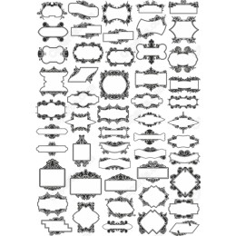 Ornate Frame Clipart Bundle - 70 Elegant