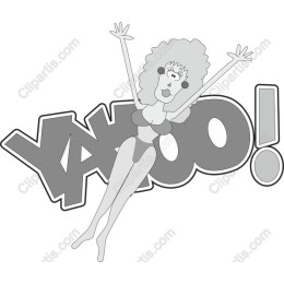 Playful YAHOO! Cartoon
