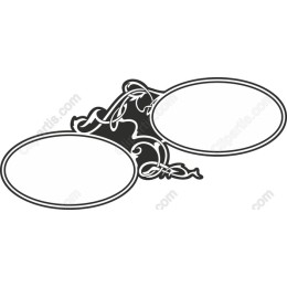 Ornate Double Frame