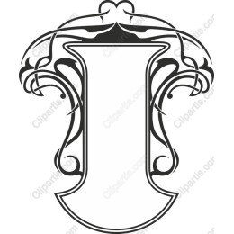 Elegant Ornate Letter J