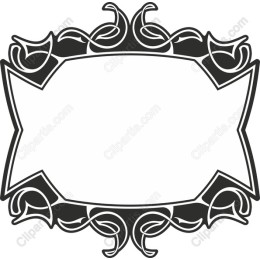 Elegant Vintage Rose Frame