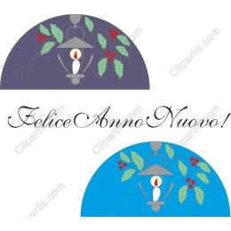 Felice Anno Nuovo! Elegant New Year Lantern