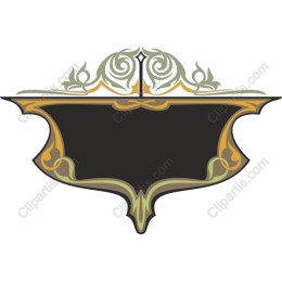 Vintage Ornamental Banner